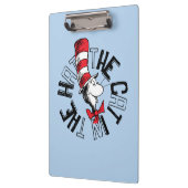 Dr. Seuss | Kat in het Pet Ronde kunst Klembord (Links)