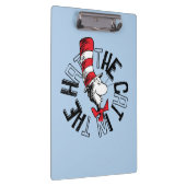 Dr. Seuss | Kat in het Pet Ronde kunst Klembord (Rechts)