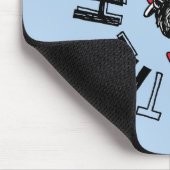 Dr. Seuss | Kat in het Pet Ronde kunst Muismat (Hoek)