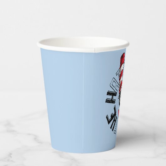 Dr. Seuss | Kat in het Pet Ronde kunst Papieren Bekers (Rechts)