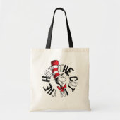 Dr. Seuss | Kat in het Pet Ronde kunst Tote Bag (Voorkant)