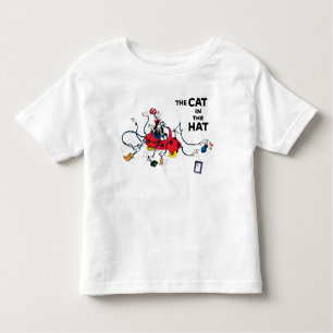 Dr. Seuss   Kat in het Pet ruimt op Kinder Shirts
