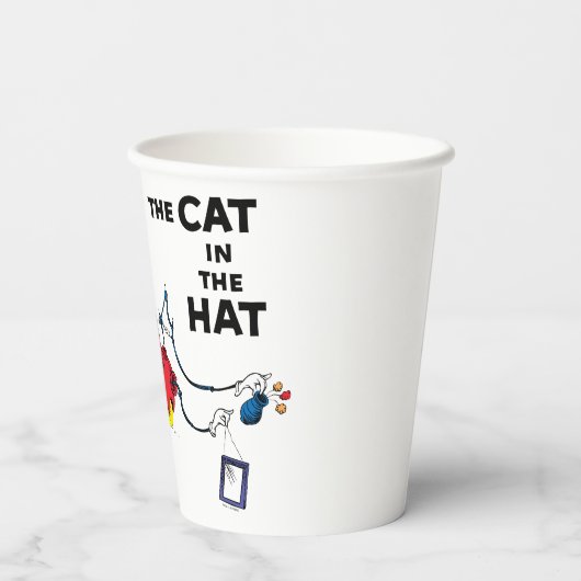 Dr. Seuss | Kat in het Pet ruimt op Papieren Bekers (Achterkant)