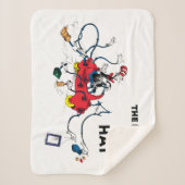 Dr. Seuss | Kat in het Pet ruimt op Sherpa Deken (Voorkant)