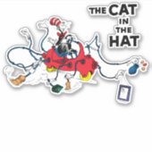 Dr. Seuss | Kat in het Pet ruimt op Sticker (Voorkant)