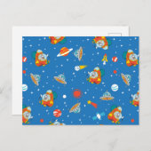 Dr. Seuss | Kat in het Pet Ruimtepatroon Briefkaart (Voorkant / Achterkant)