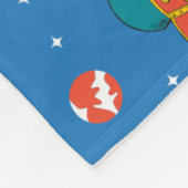 Dr. Seuss | Kat in het Pet Ruimtepatroon Fleece Deken (Hoek)