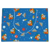 Dr. Seuss | Kat in het Pet Ruimtepatroon Groot Cadeauzakje (Voorkant)
