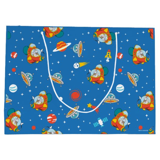 Dr. Seuss | Kat in het Pet Ruimtepatroon Groot Cadeauzakje (Achterkant)