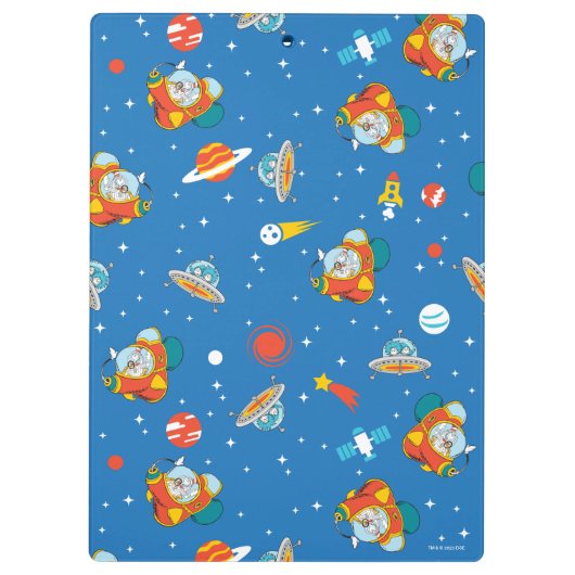 Dr. Seuss | Kat in het Pet Ruimtepatroon Klembord (Achterkant)