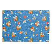 Dr. Seuss | Kat in het Pet Ruimtepatroon Kussensloop (Achterkant)