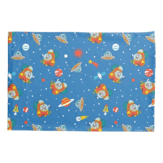 Dr. Seuss | Kat in het Pet Ruimtepatroon Kussensloop (Achterkant)