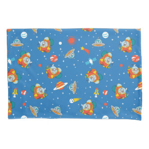 Dr. Seuss Kat in het Pet Ruimtepatroon Kussensloop