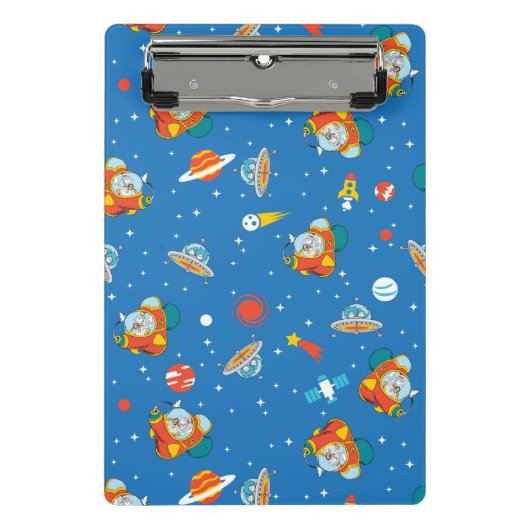 Dr. Seuss | Kat in het Pet Ruimtepatroon Mini Klembord (Voorkant)