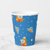 Dr. Seuss | Kat in het Pet Ruimtepatroon Papieren Bekers (Voorkant)