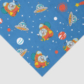 Dr. Seuss | Kat in het Pet Ruimtepatroon Tissuepapier (Detail)