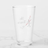 Dr. Seuss | Kat in het Pet Schriftelijke Naam Glas (Achterkant)