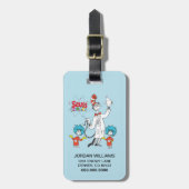 Dr. Seuss | Kat in het Pet Seuss Science Bagagelabel (Voorkant verticaal)