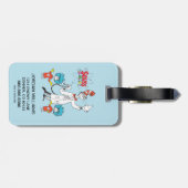 Dr. Seuss | Kat in het Pet Seuss Science Bagagelabel (Achterkant horizontaal)