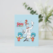 Dr. Seuss | Kat in het Pet Seuss Science Briefkaart (Staand voorkant)