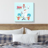 Dr. Seuss | Kat in het Pet Seuss Science Canvas Afdruk (Insitu (Slaapkamer))