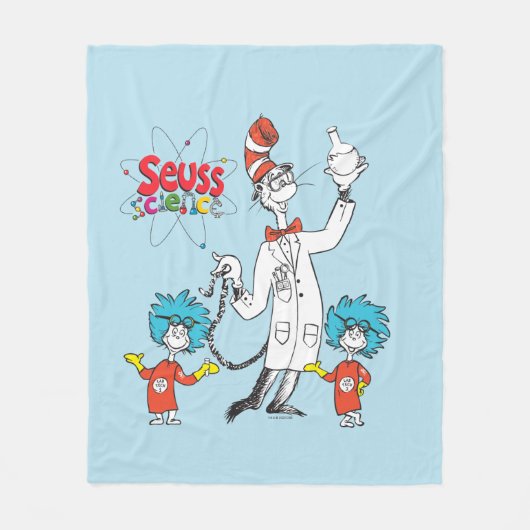 Dr. Seuss | Kat in het Pet Seuss Science Fleece Deken (Voorkant)