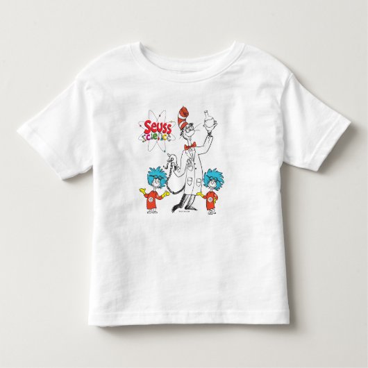 Dr. Seuss | Kat in het Pet Seuss Science Kinder Shirts (Voorkant)