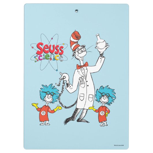 Dr. Seuss | Kat in het Pet Seuss Science Klembord (Achterkant)
