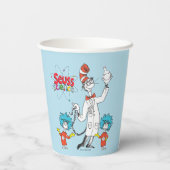 Dr. Seuss | Kat in het Pet Seuss Science Papieren Bekers (Achterkant)