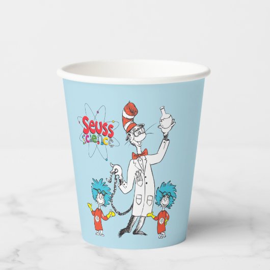 Dr. Seuss | Kat in het Pet Seuss Science Papieren Bekers (Voorkant)