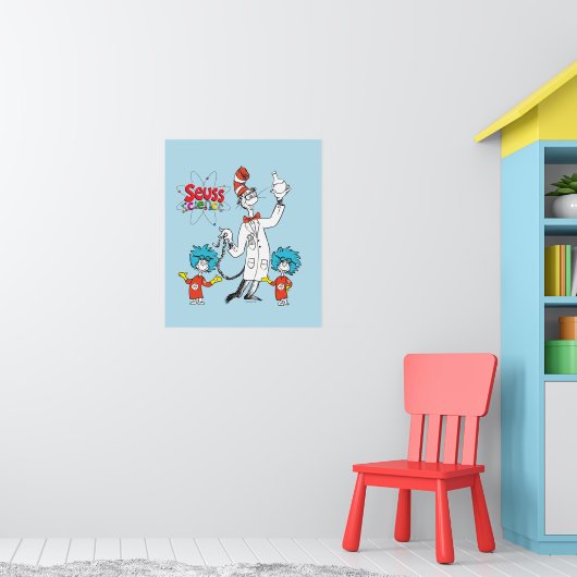 Dr. Seuss | Kat in het Pet Seuss Science Poster (Kinderkamer 1)