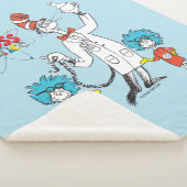 Dr. Seuss | Kat in het Pet Seuss Science Sherpa Deken (3/4)