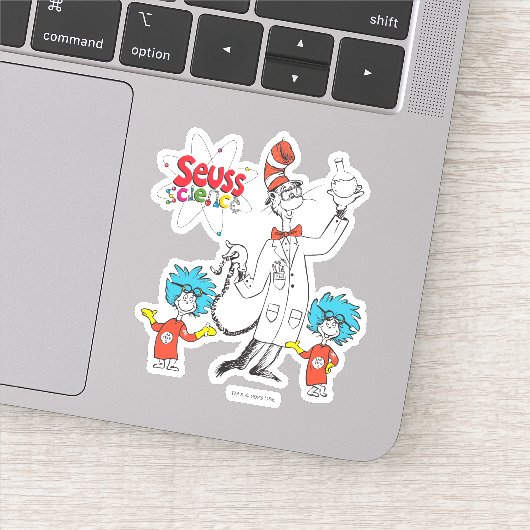 Dr. Seuss | Kat in het Pet Seuss Science Sticker (Detail)