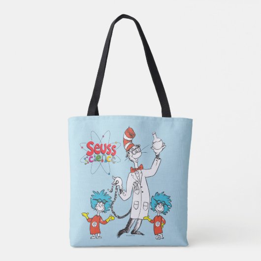 Dr. Seuss | Kat in het Pet Seuss Science Tote Bag (Achterkant)