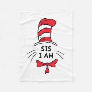Dr. Seuss   Kat in het Pet - SIS I am Fleece Deken