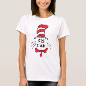 Dr. Seuss | Kat in het Pet - SIS I am T-shirt (Voorkant)