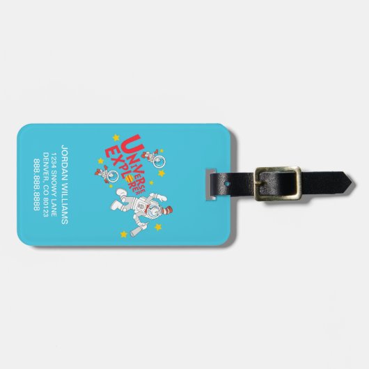 Dr. Seuss | Kat in het Pet Universe Explorer Bagagelabel (Voorkant horizontaal)