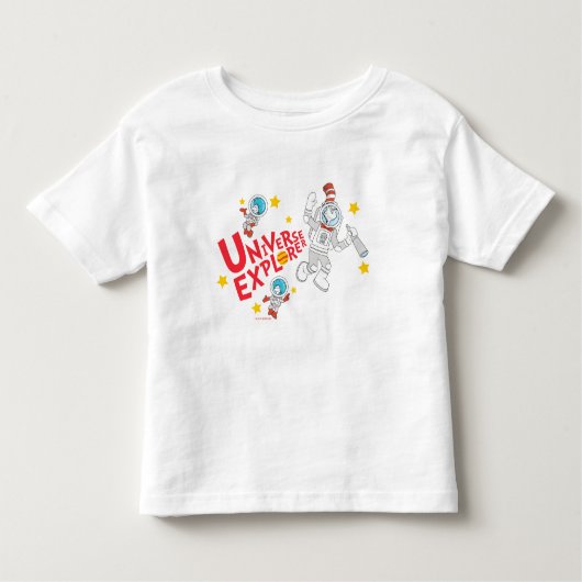 Dr. Seuss | Kat in het Pet Universe Explorer Kinder Shirts (Voorkant)