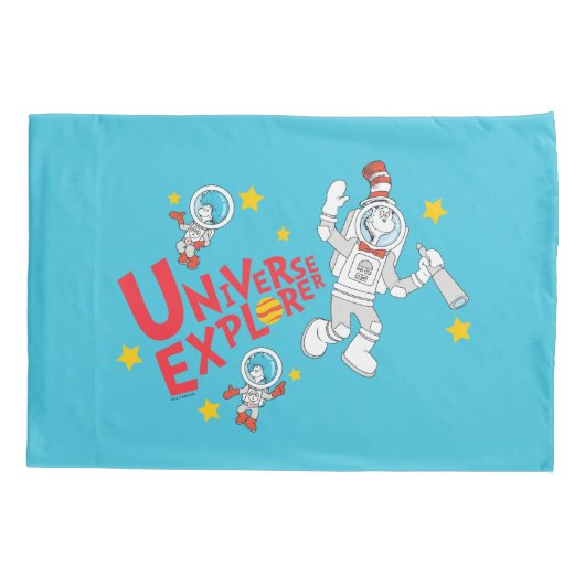 Dr. Seuss | Kat in het Pet Universe Explorer Kussensloop (Achterkant)