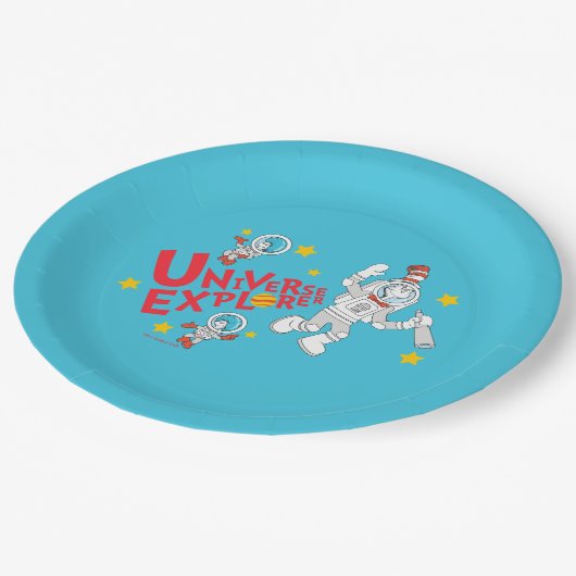Dr. Seuss | Kat in het Pet Universe Explorer Papieren Bordje (Gekanteld)