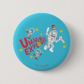 Dr. Seuss | Kat in het Pet Universe Explorer Ronde Button 5,7 Cm (Voorkant)