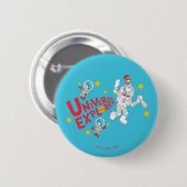 Dr. Seuss | Kat in het Pet Universe Explorer Ronde Button 5,7 Cm (Voorkant /achterkant)