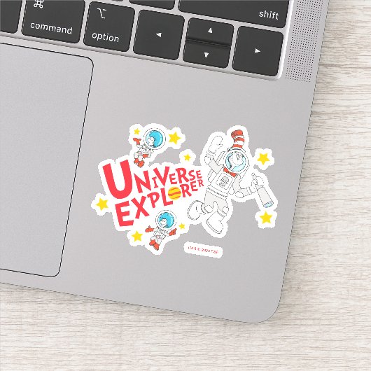 Dr. Seuss | Kat in het Pet Universe Explorer Sticker (Detail)