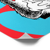 Dr. Seuss | Kat in het Pet Verjaardagsfeest Poster (Hoek)