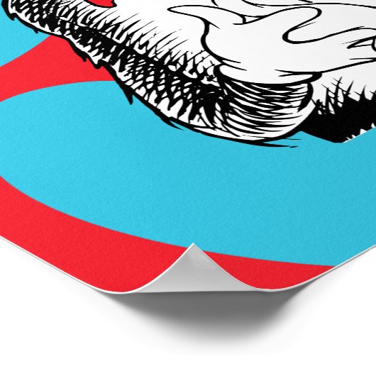 Dr. Seuss | Kat in het Pet Verjaardagsfeest Poster (Hoek)