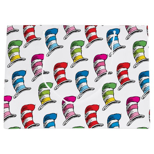 Dr. Seuss| Katten in het Pet kleurrijk Pet Groot Cadeauzakje (Voorkant)