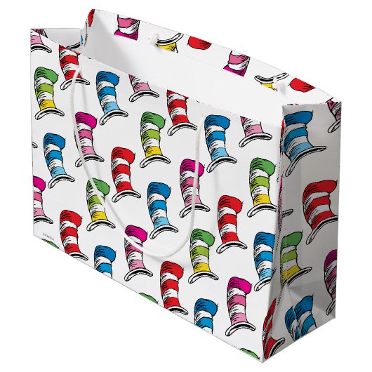 Dr. Seuss| Katten in het Pet kleurrijk Pet Groot Cadeauzakje (Achterkant Gekanteld)