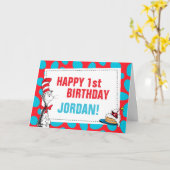 Dr. Seuss | Katten in het Pet van de verjaardag Kaart (Gele Bloem)