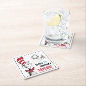 Dr. Seuss | Katten in het Pet van de verjaardag Kartonnen Onderzetters (Insitu)