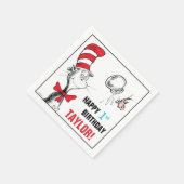 Dr. Seuss | Katten in het Pet van de verjaardag Servet (Hoek)